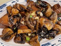 Mushroom and Bamboo in Soya Sauce