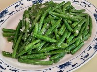 French Beans in Garlic Sauce