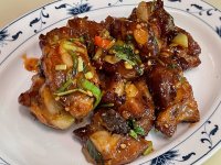 Spicy Pork Ribs in Honey Glazed with Spicy Sauce